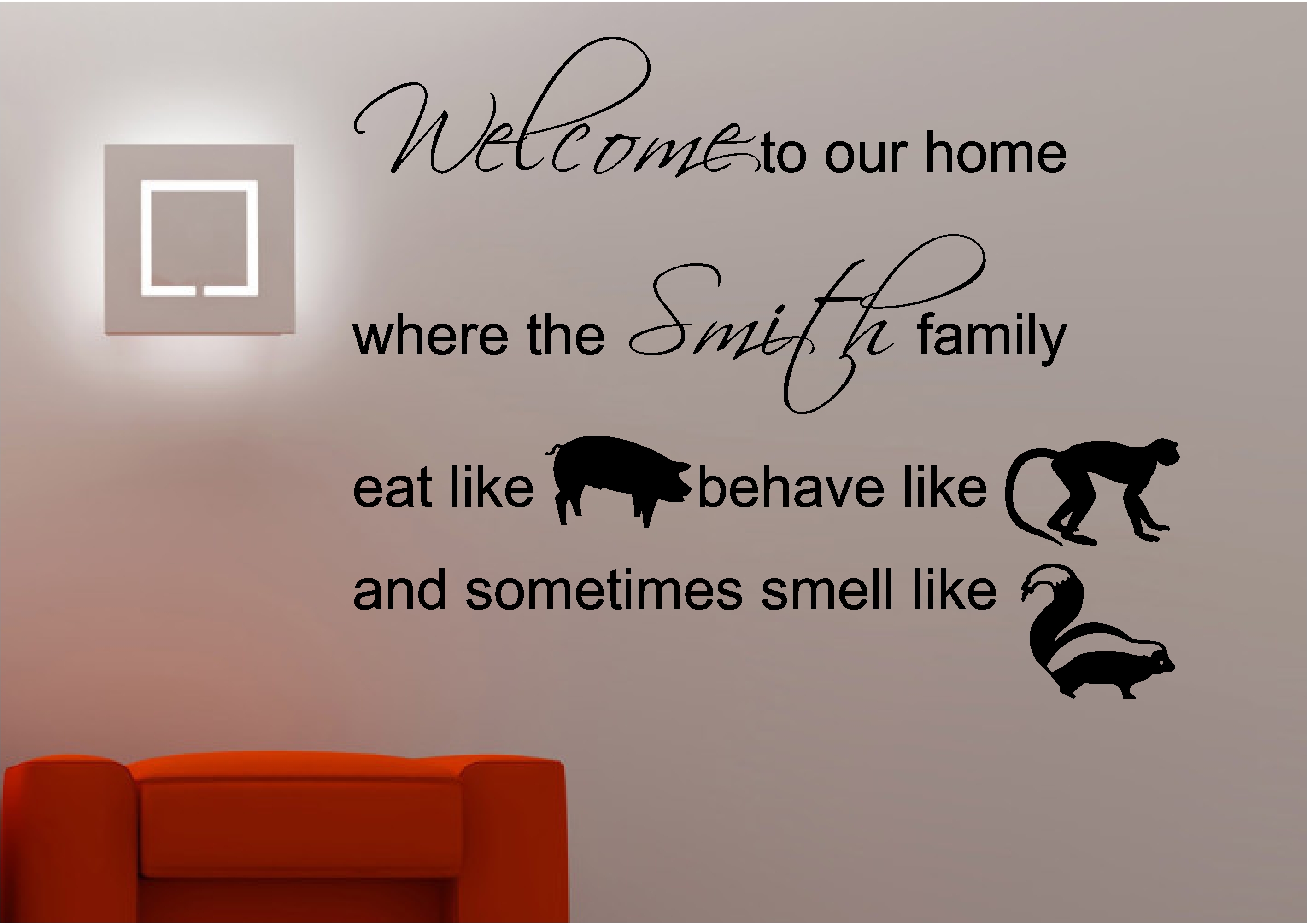 Personalised Family Welcome Wall Art Sticker Lounge Kitchen Quote Decal Ebay Personalised Family Welcome Wall Art Sticker Lounge Kitchen Quote Decal Ebay