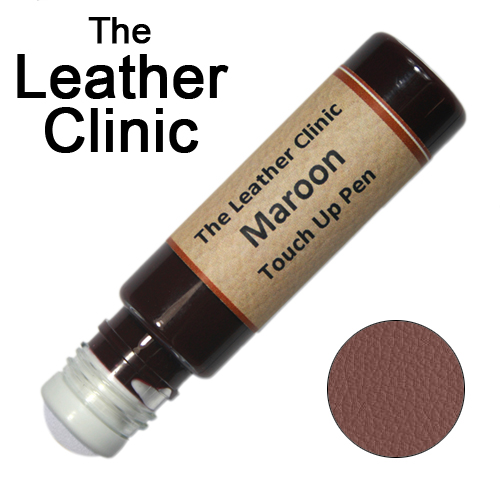 maroon leather paint