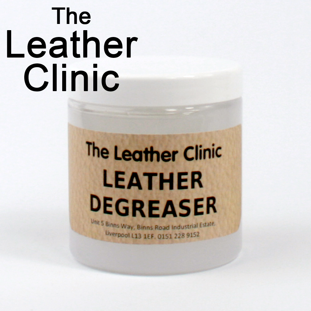 Leather Degreaser (250ml) for Removing Grease, Lotion, Oil Stains etc
