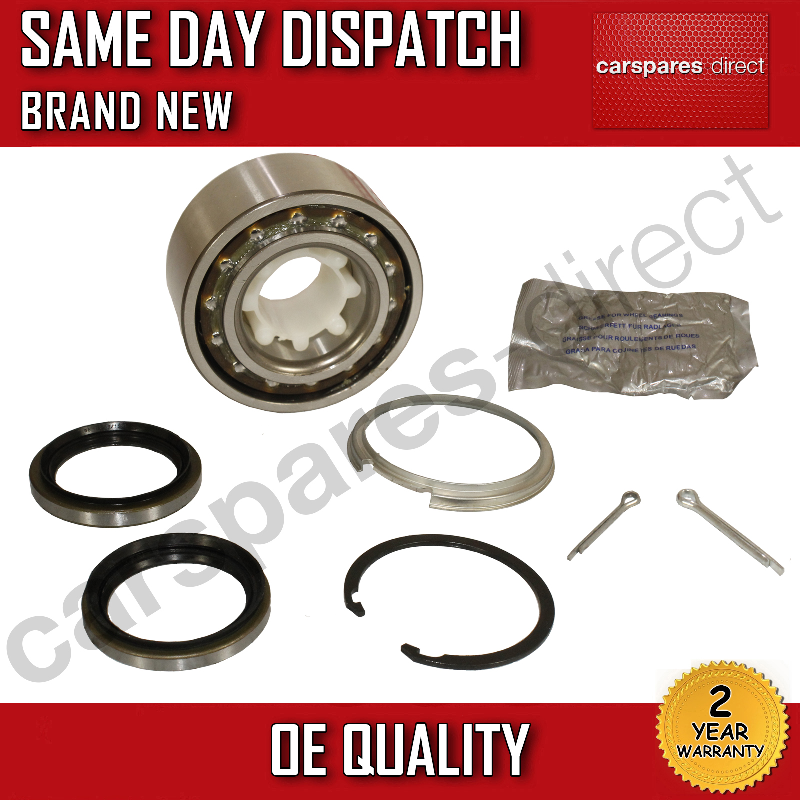 Vauxhall Corsa D 1.3 1.4 1.6 1.7 CDTI Front Wheel Bearing Kit 2006>2014