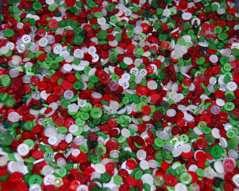 Various Buttons Mixes - Bags Assorted Colours & Various Mixed Sizes 11mm to  25mm