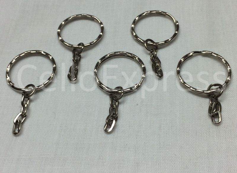 Value Double Loop Split Ring Key Keyring Craft Findings Hoop Vary Size /& Colour