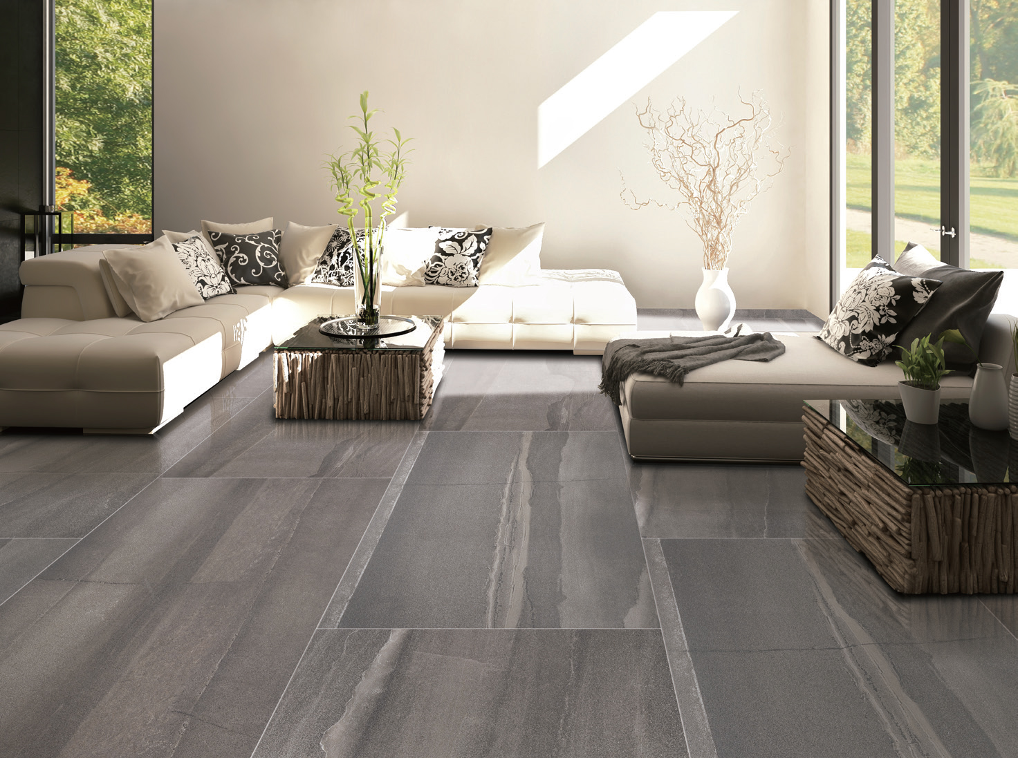 Burlington Moka 60x120 Polished Porcelain Wall and Floor 