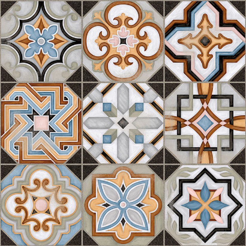 Victorian Central Patterned Ceramic Floor Tile 31 6 X Victorian Central Patterned Ceramic Floor Tile 31 6 X