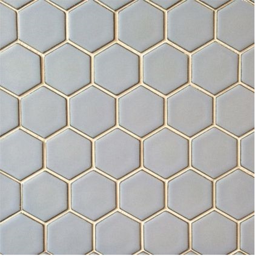 Hexagon Gloss Rustic Duck Egg 4 8 X Hexagon Gloss Rustic Duck Egg 4 8 X