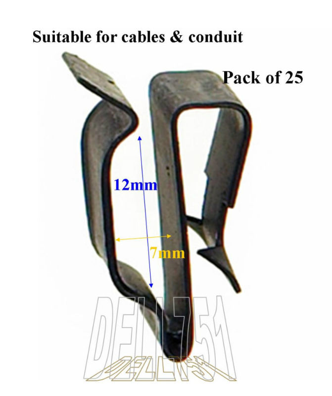 Spring Steel Wiring Chassis Clip Pack of 25 CC40 eBay