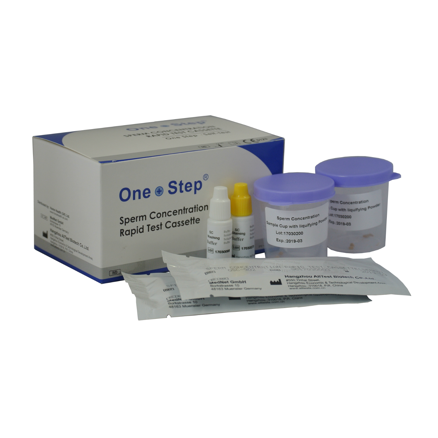Male Fertility Sperm Concentration Test Active Count Kit One Step eBay