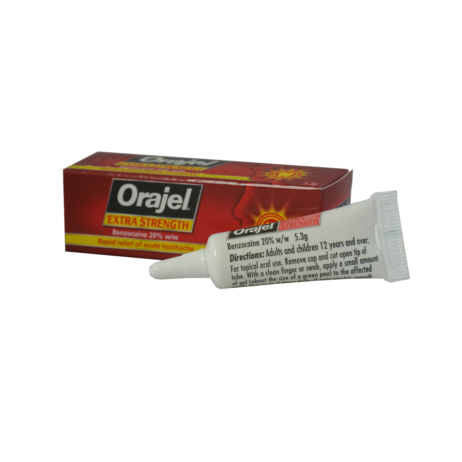 orajel extra strength acute toothache dental gel  ww benzocaine