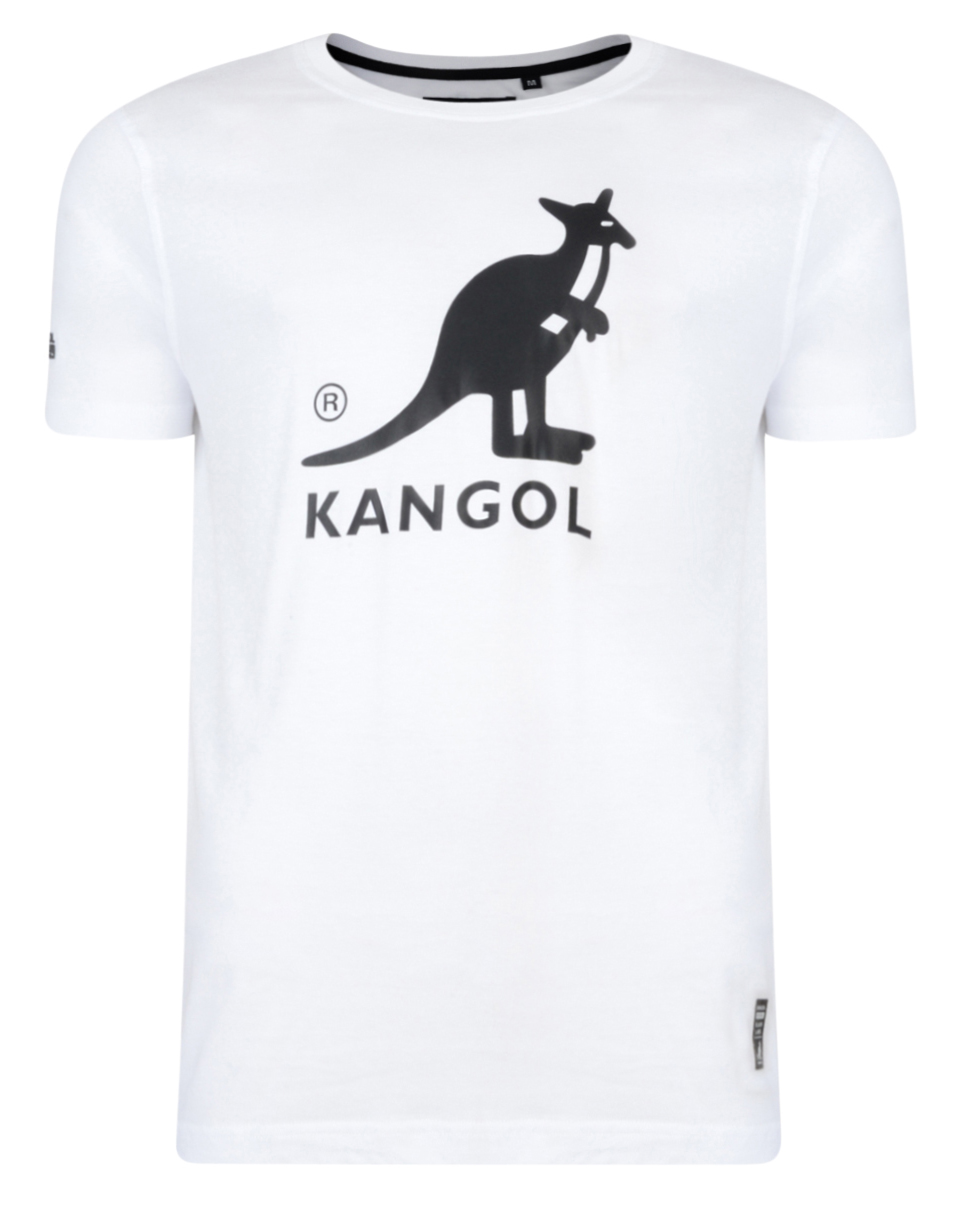 Kangol New Men's Printed Slim Fit Logo T-Shirt Branded Print Top S M L ...