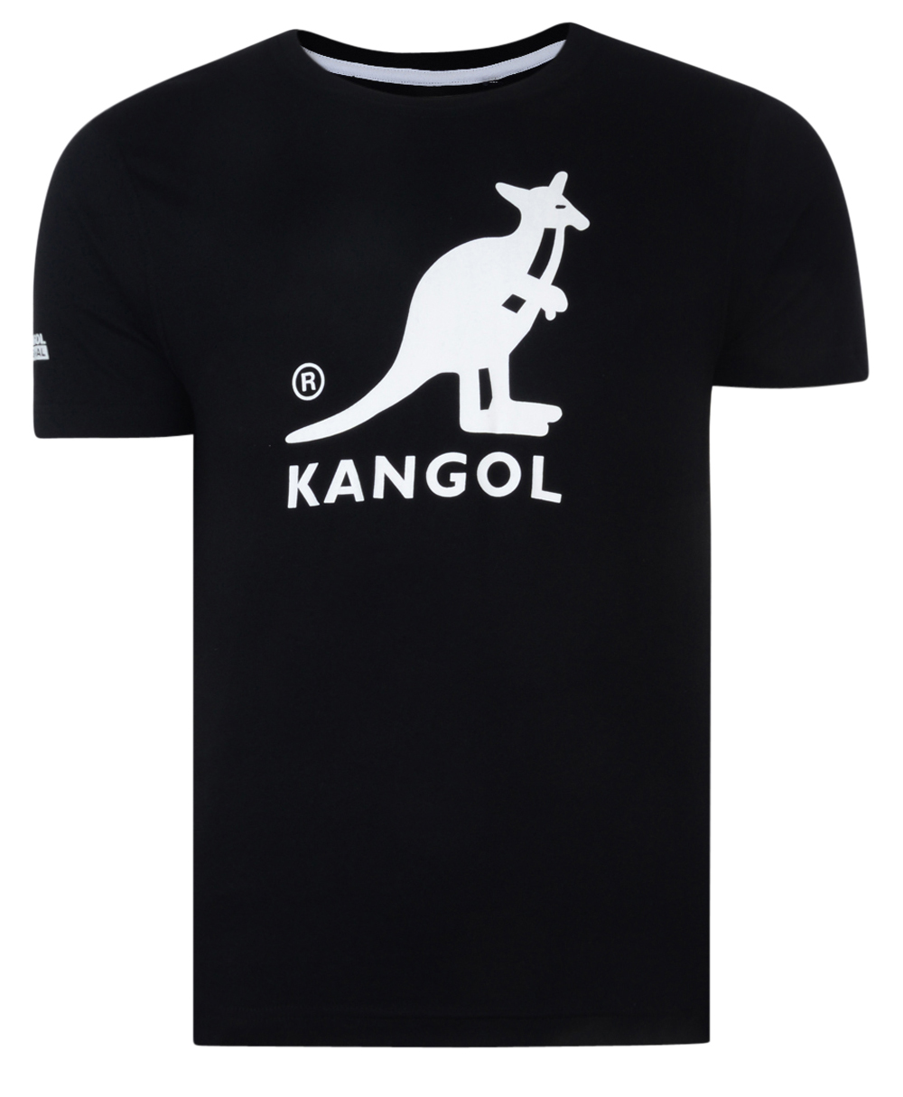 Kangol New Men's Printed Slim Fit Logo T-Shirt Branded Print Top S M L ...