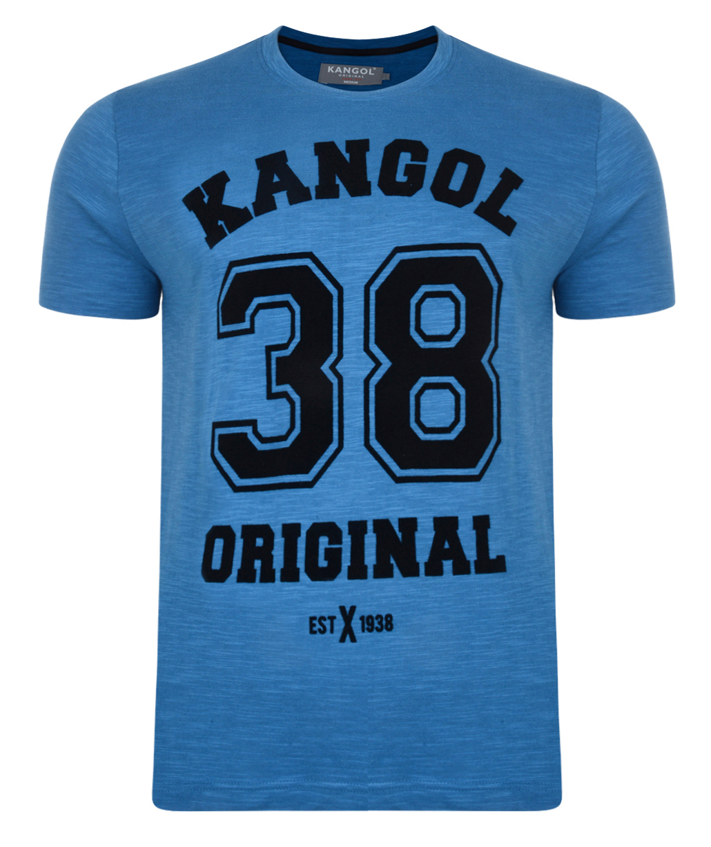 Kangol 38 Original New Mens Printed Slim Logo T-Shirt Branded Print Top ...