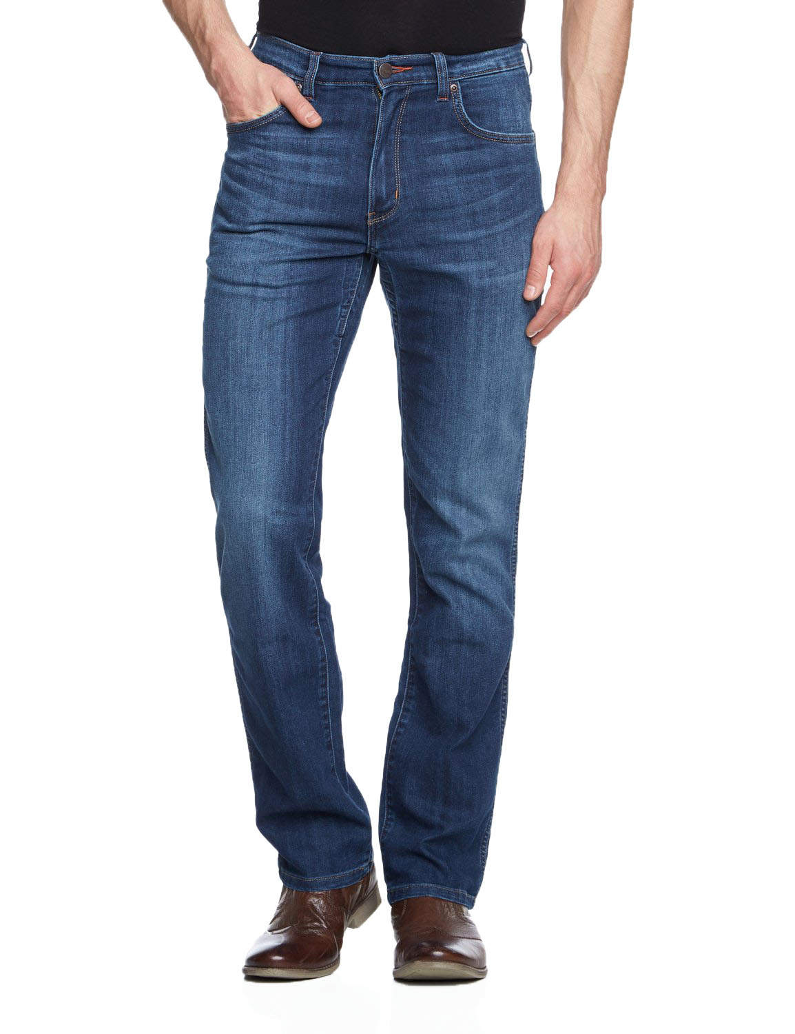 Wrangler New Mens Arizona Stretch Regular Fit Jeans Faded Cool Hand ...