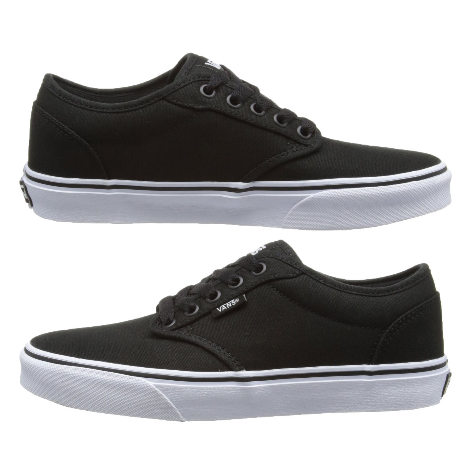 black and white lace vans