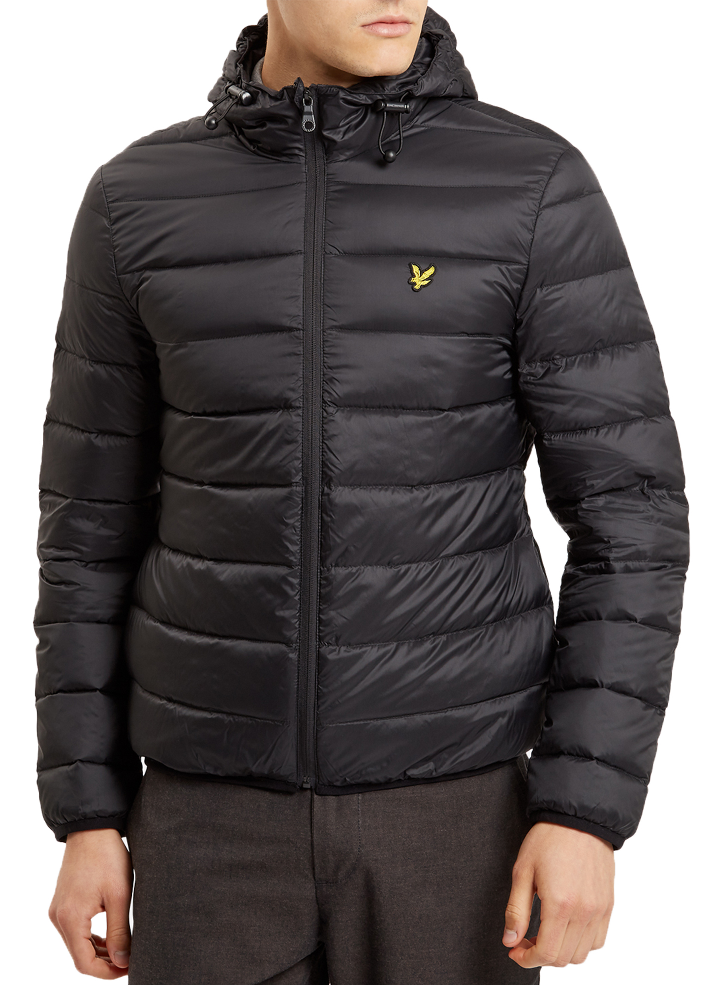 Lyle & Scott Mens Quilt Puffer Jacket Padded Warm Hooded Outdoor Coat ...