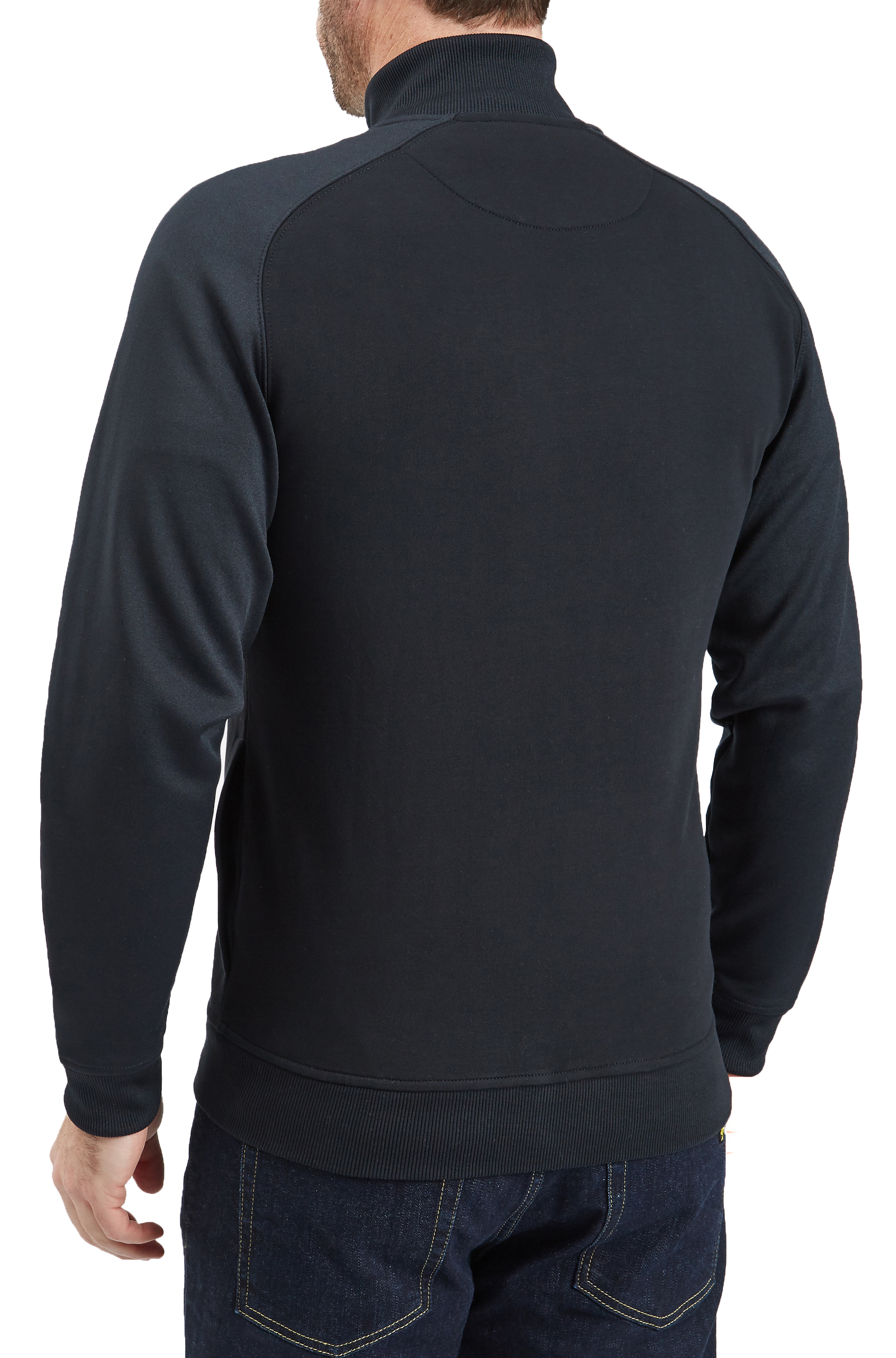 Lyle /& Scott Mens Tricot Classic Jersey Track Jacket Zip Up Sweat Top Black