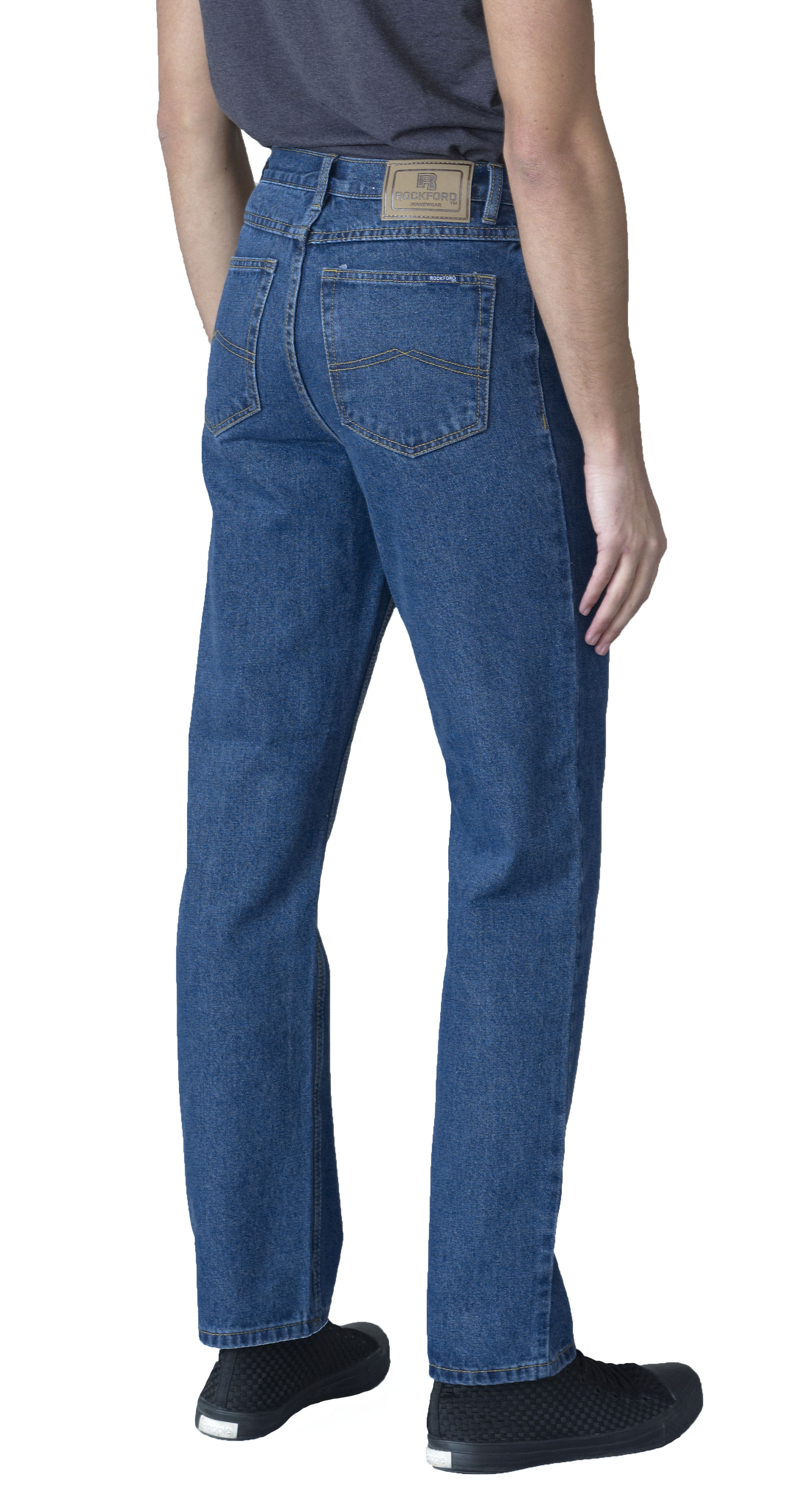Rockford New Extra Long Leg Tall Denim Comfort Fit Jeans Stonewash Blue