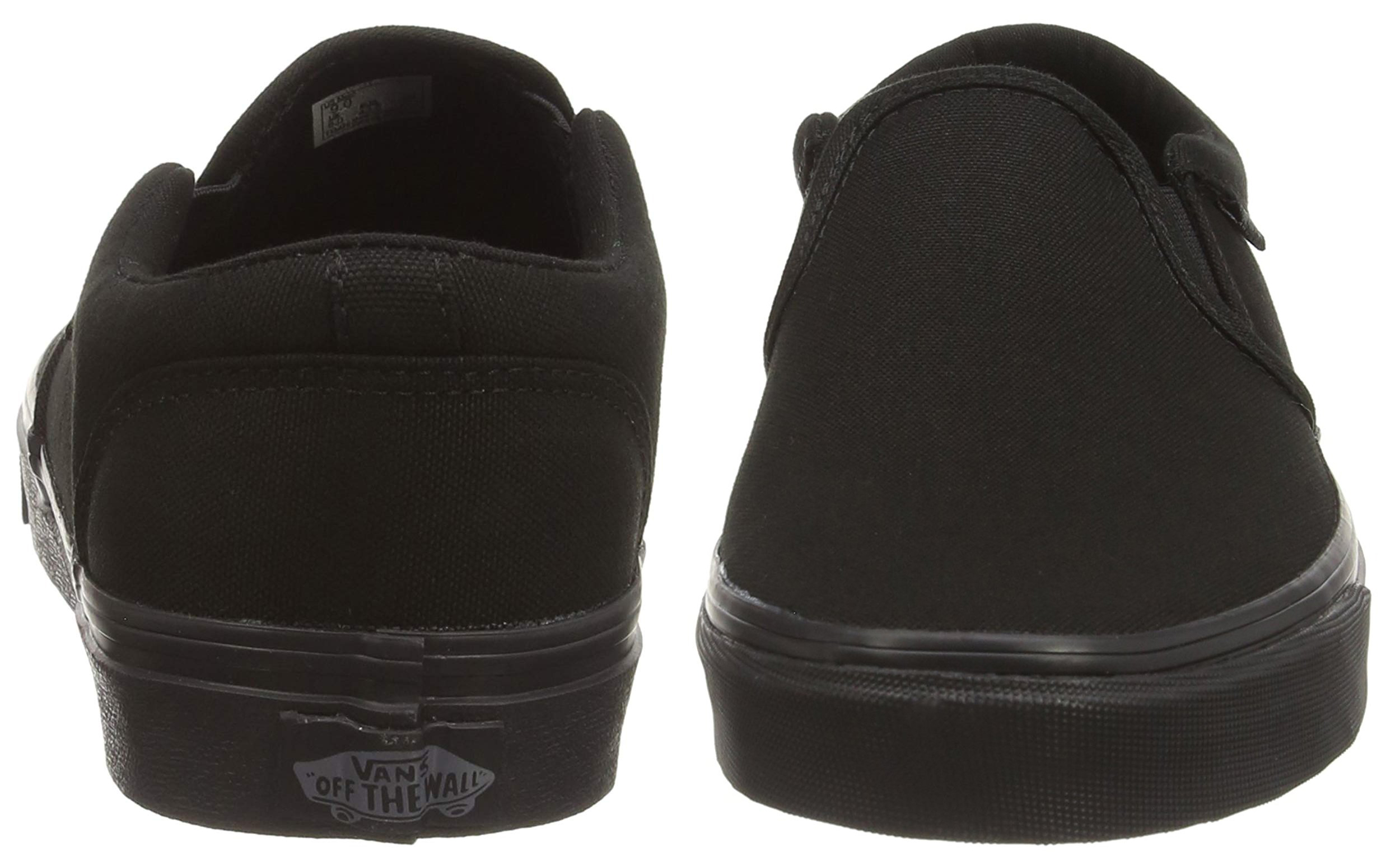 black vans trainers size 5