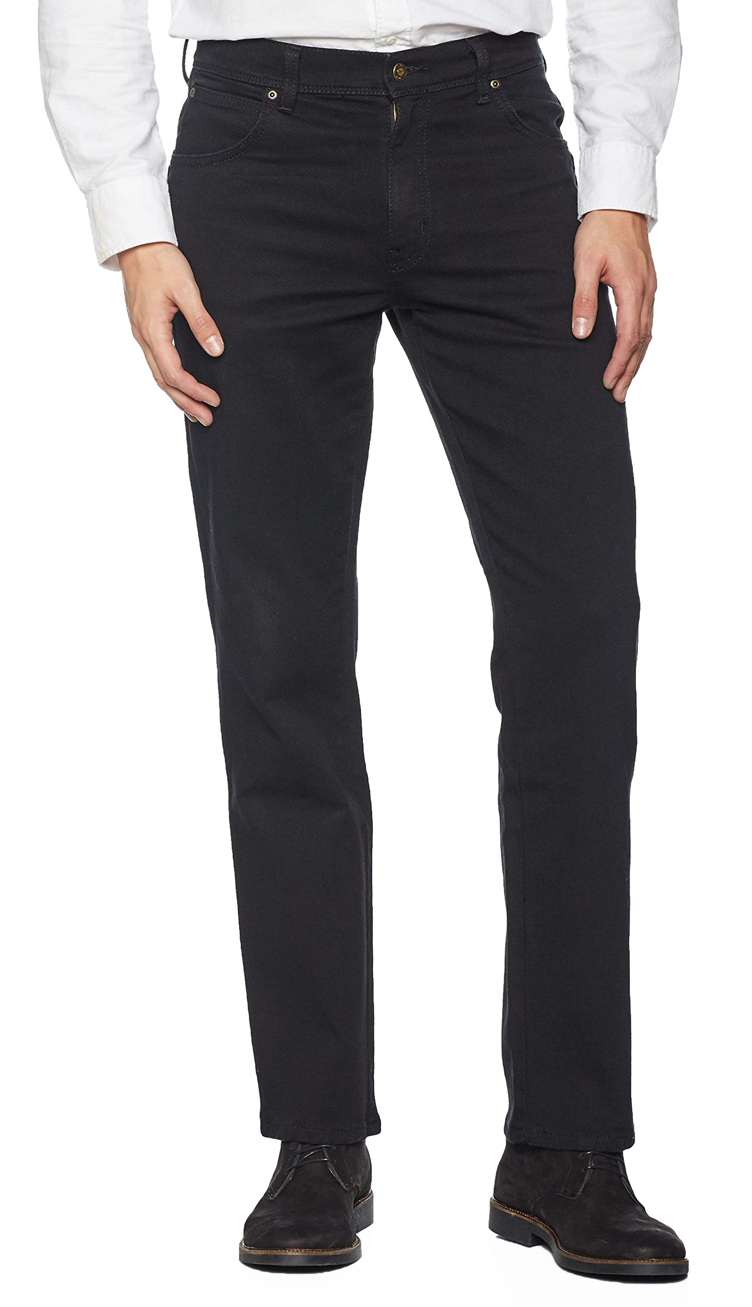 Wrangler Durable Stretch Denim Jeans Basic Regular Fit Black W10IRX26T ...