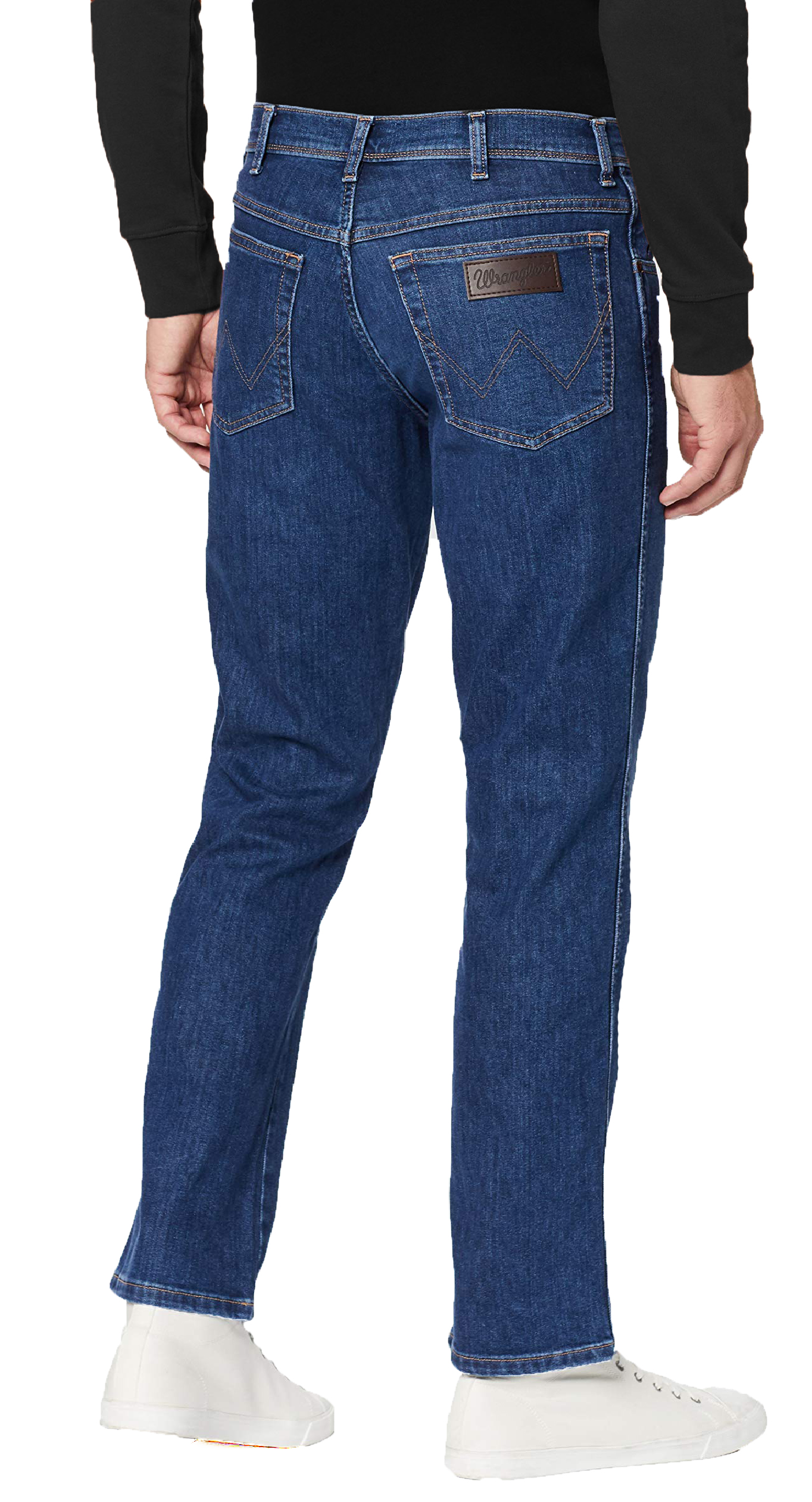Wrangler Texas Stretch Jeans Regular Fit Soft Feel Denim Mens Soft ...