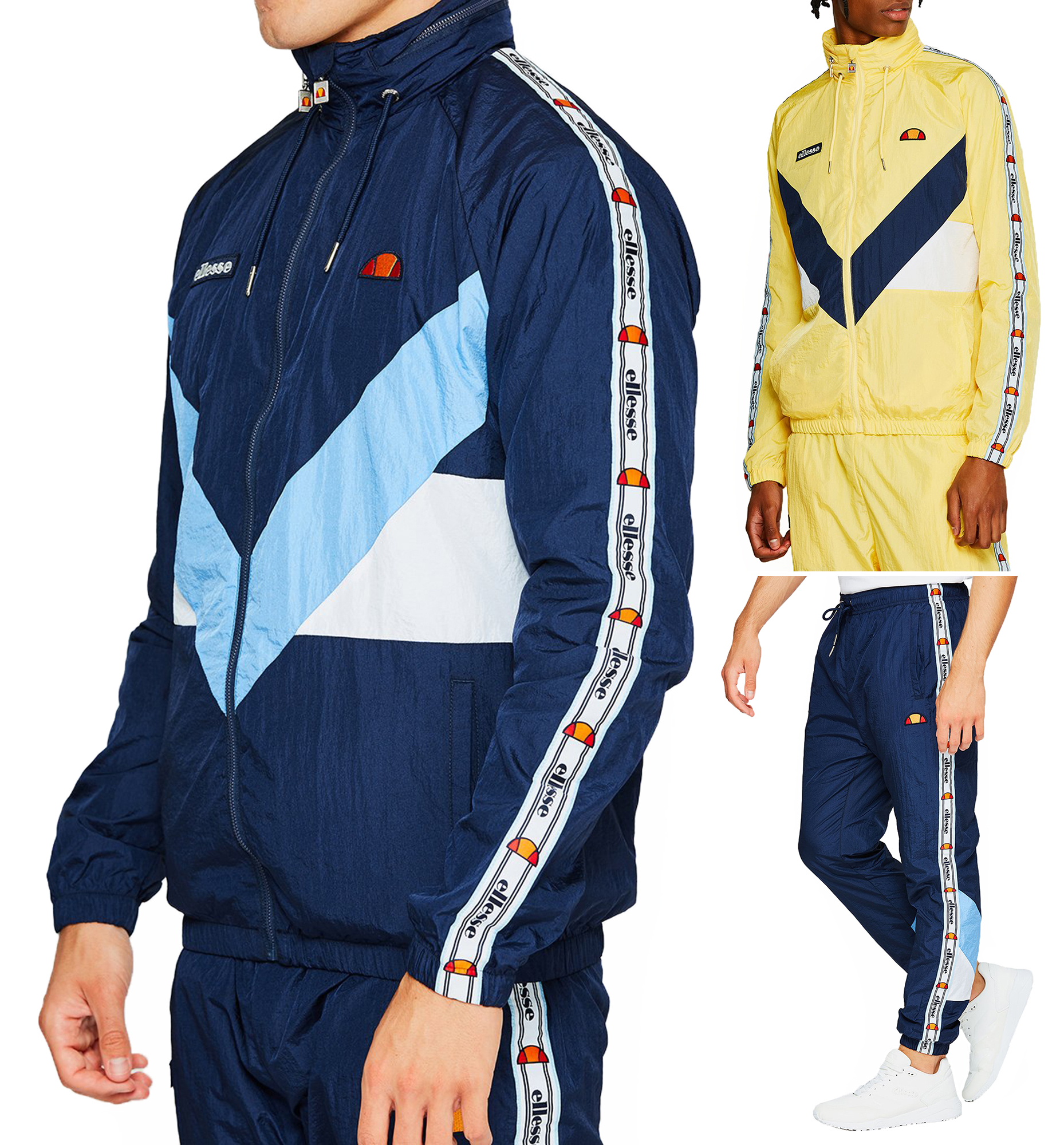 ellesse shell track pants