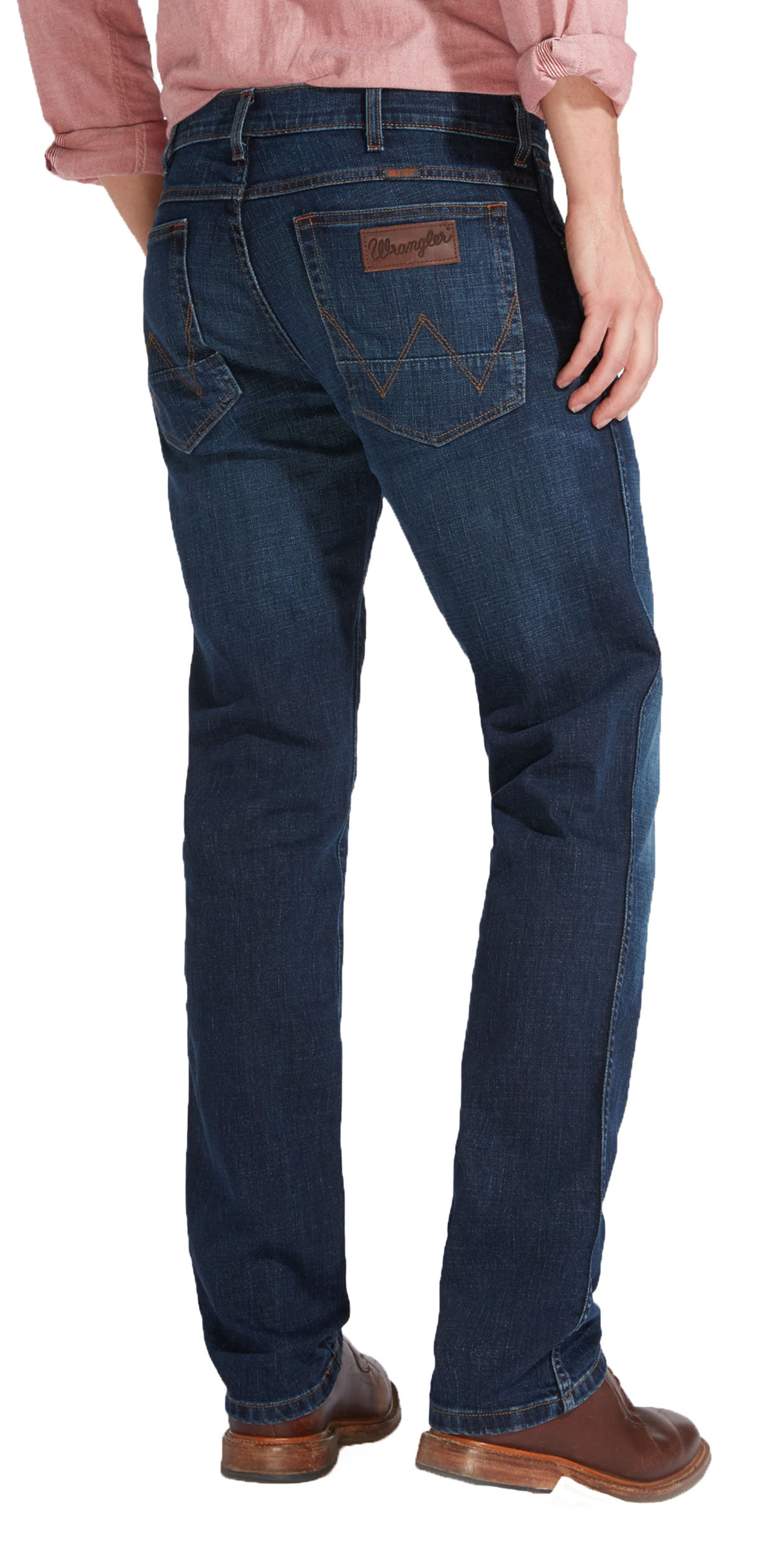 Wrangler Greensboro Regular Straight Tapered Stretch Jeans El Camino ...