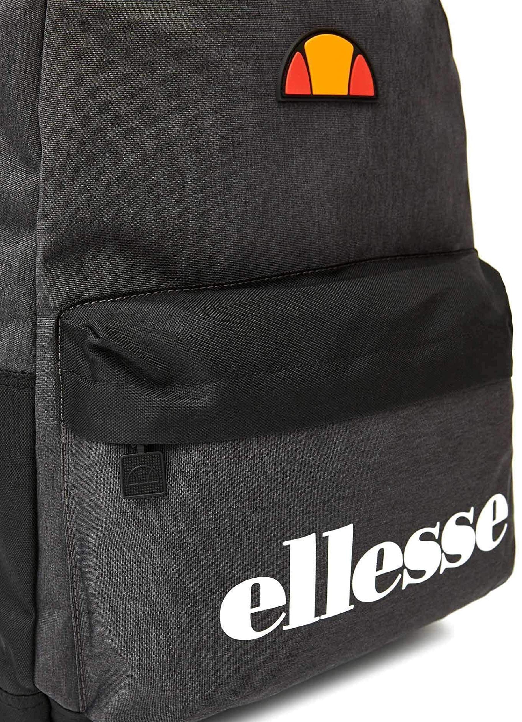 ellesse Rucksack Black Charcoal Regent II Backpack School Casual Smart