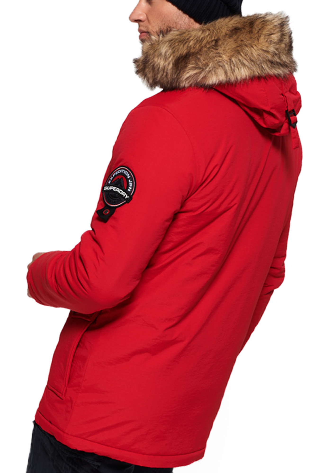 superdry fur hood coat