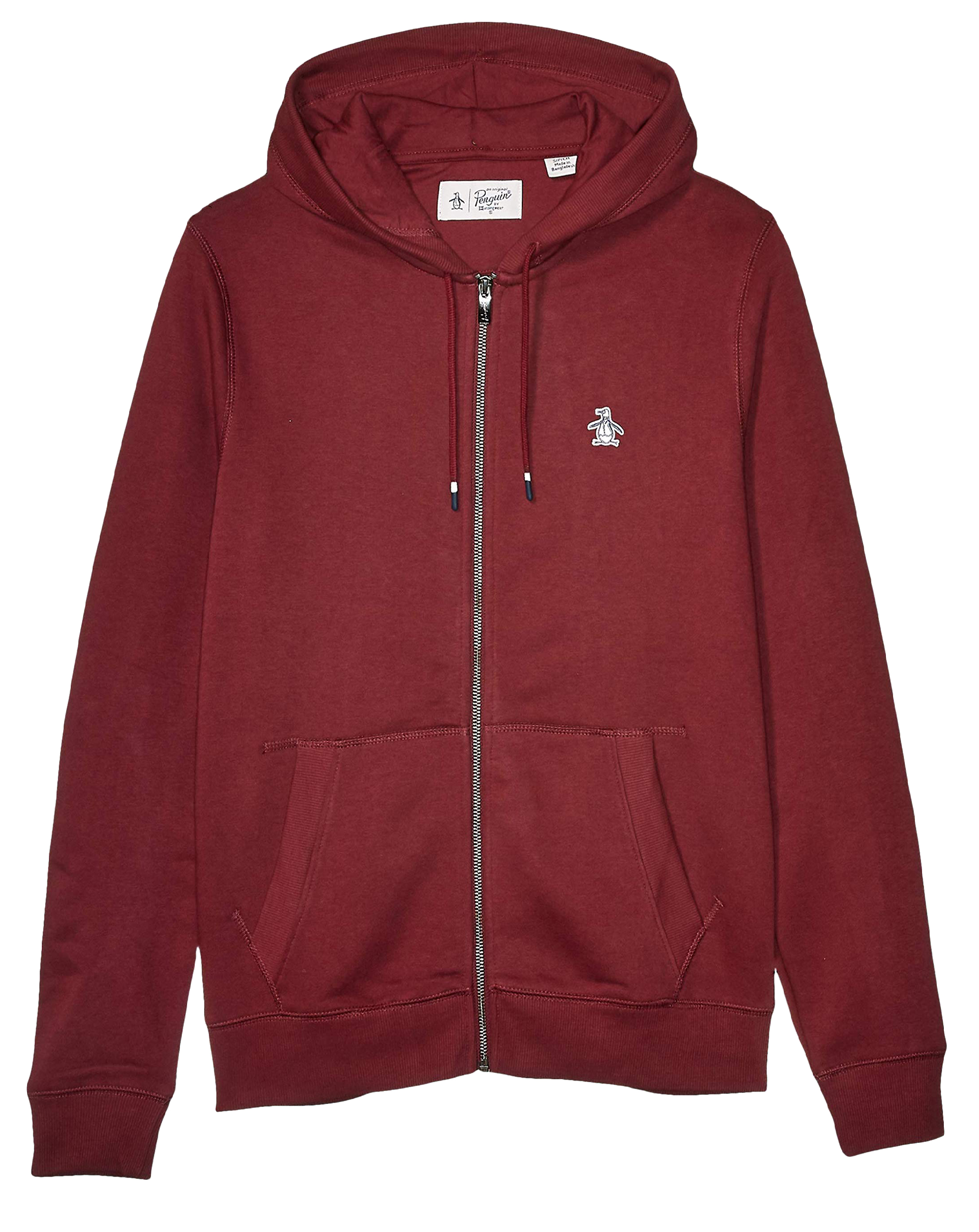 penguin zip up hoodie