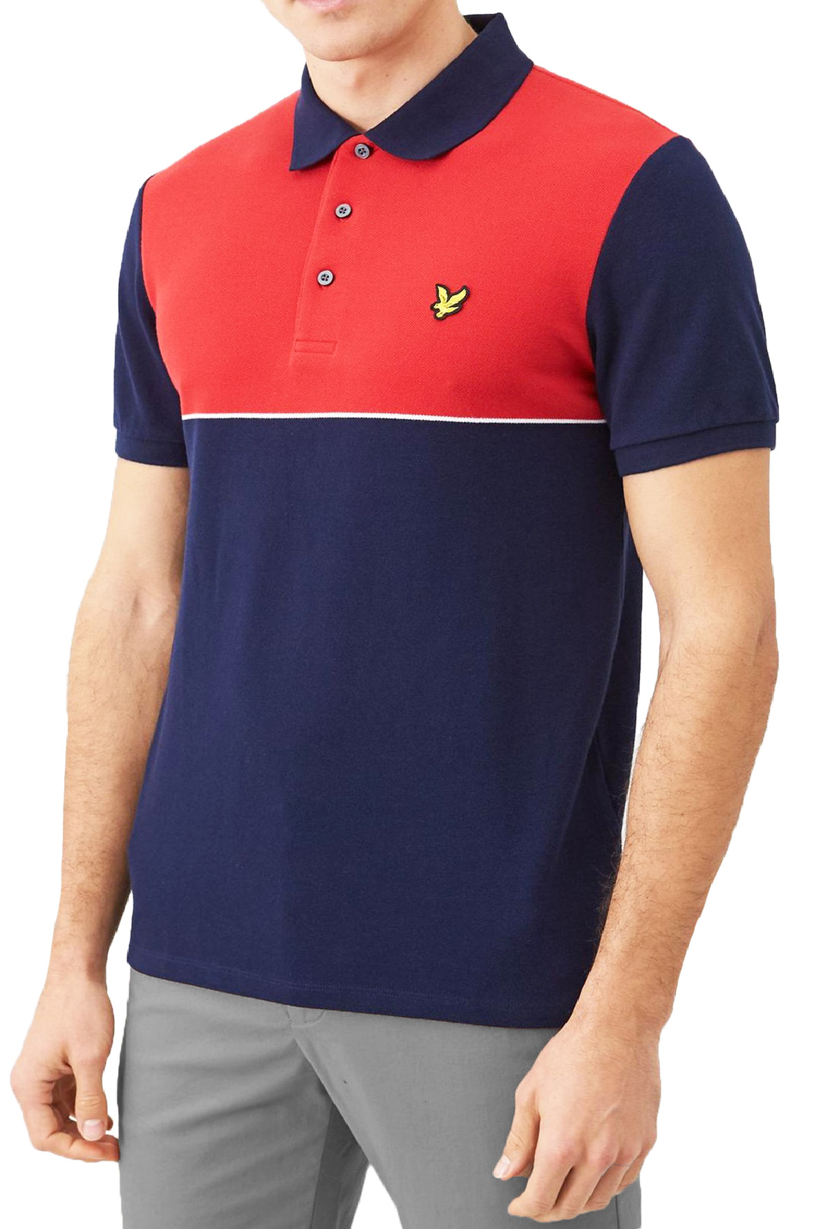 Lyle & Scott Manga Corta Casual Algodón Polo Elegante Liso Lyle & Scott Hombres Camisa Polo De Algodón Elástico