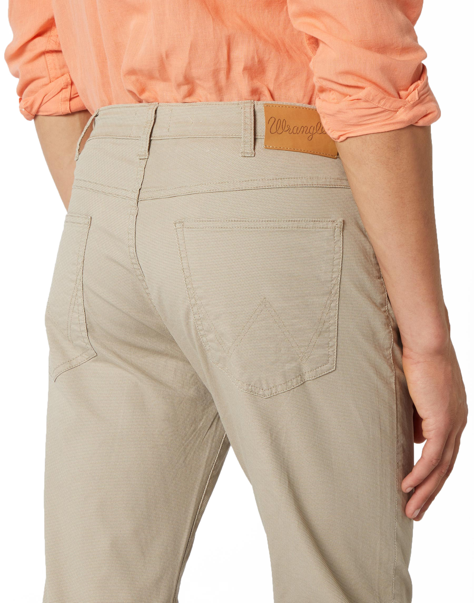 beige straight leg pants