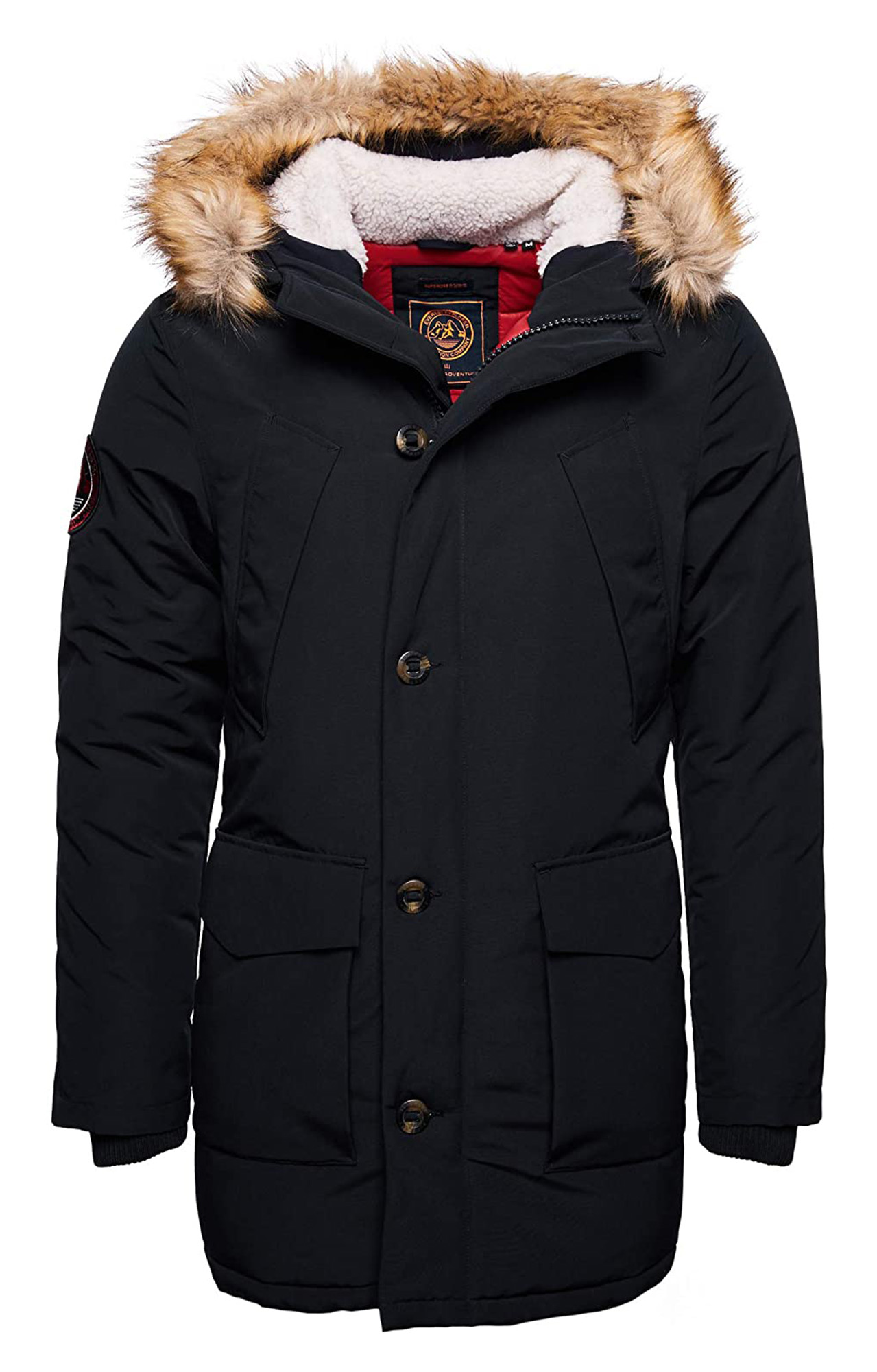 superdry fur hood coat