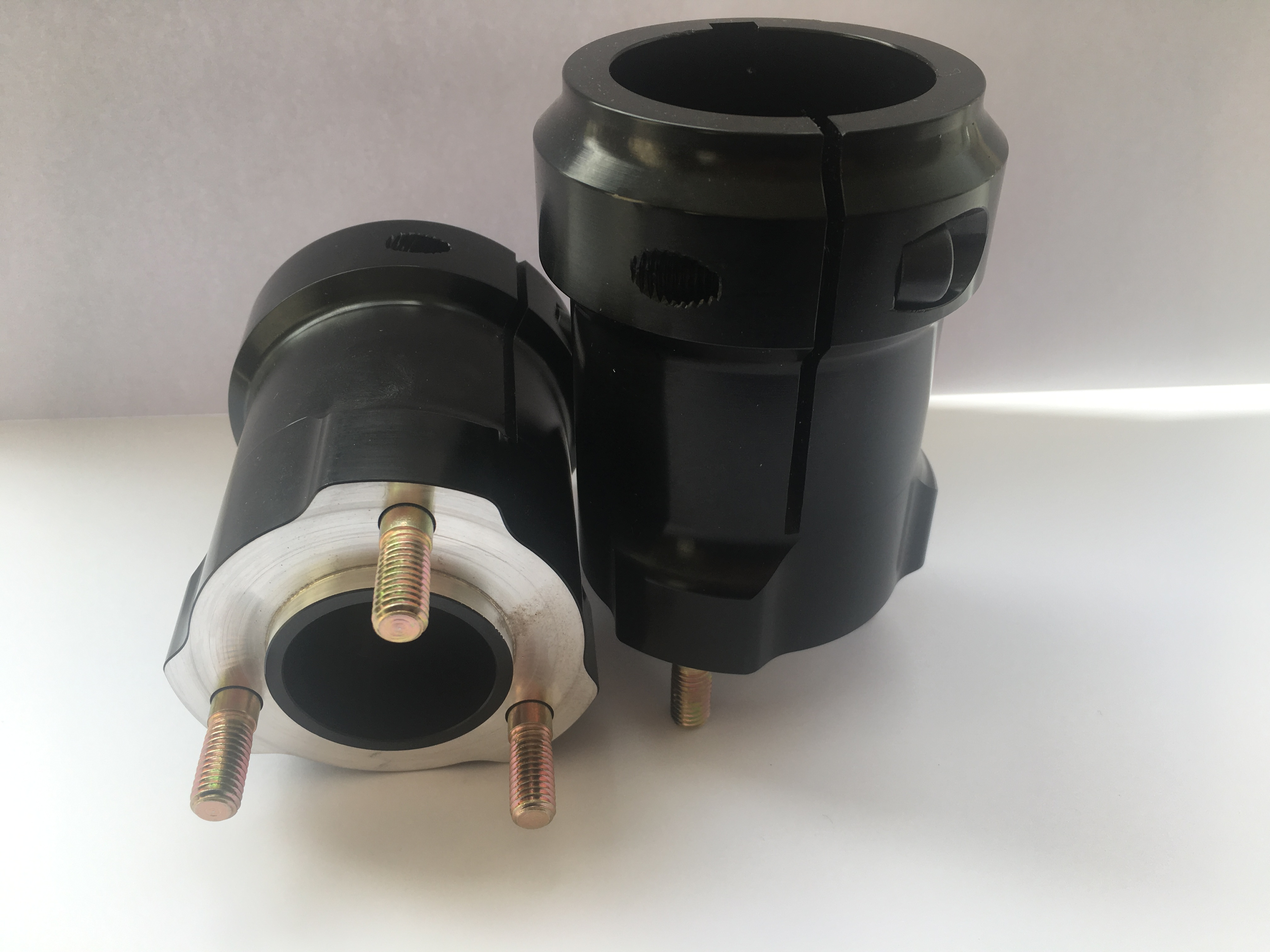 Kart Rear Hubs 50 x 95mm (MEDIUM) TWO BLACK Karting Rotax X30 Kart