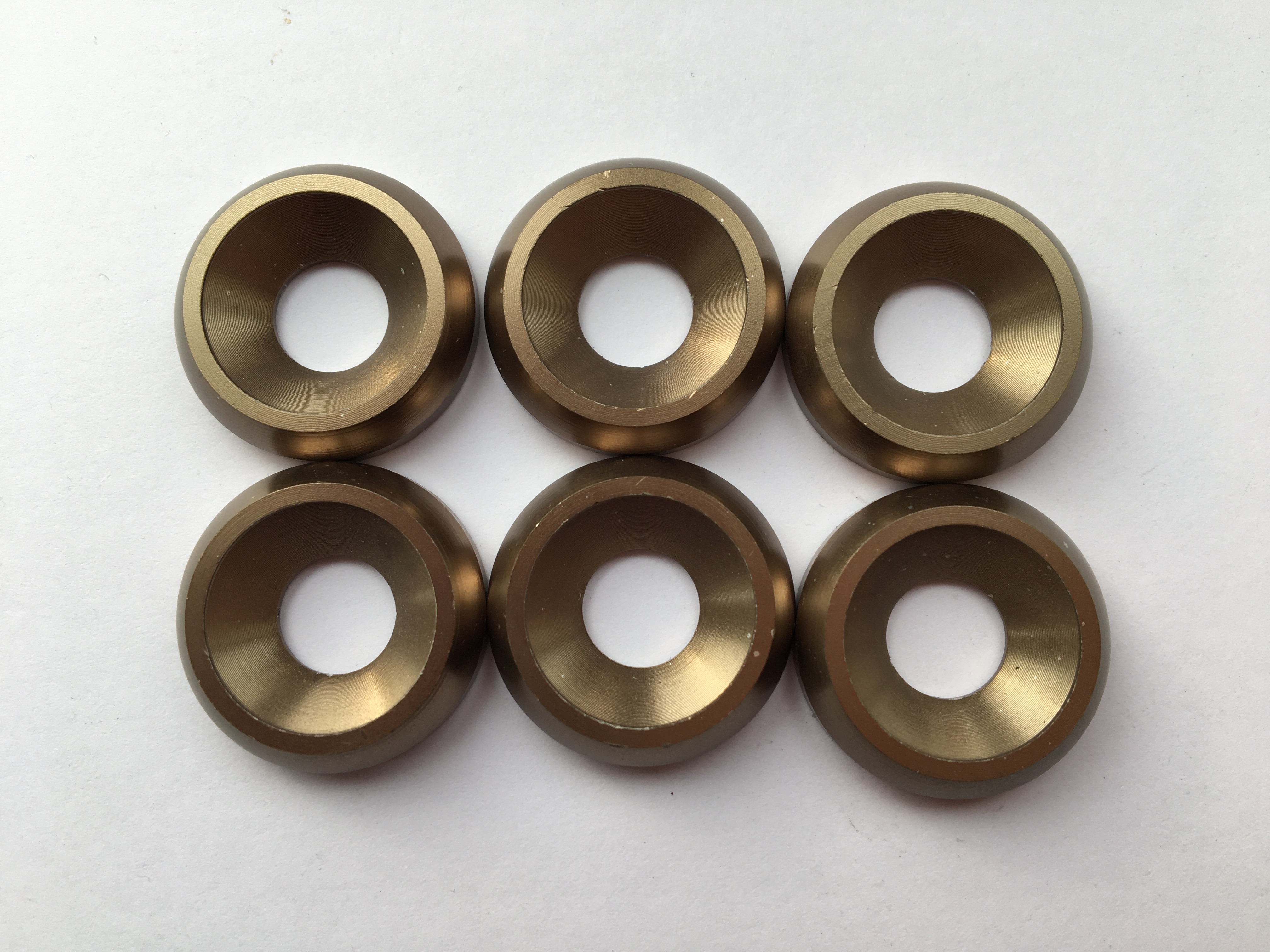 Kart CSK Washer Pack of Six M8 x 21mm Countersunk Washer BRONZE Kart
