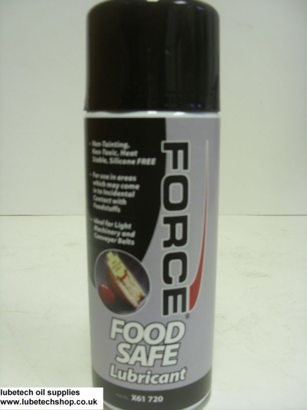 FOOD SAFE LUBRICANT OIL SPRAY FOR USE IN FOOD AREAS QUALITY PRODUCT BY