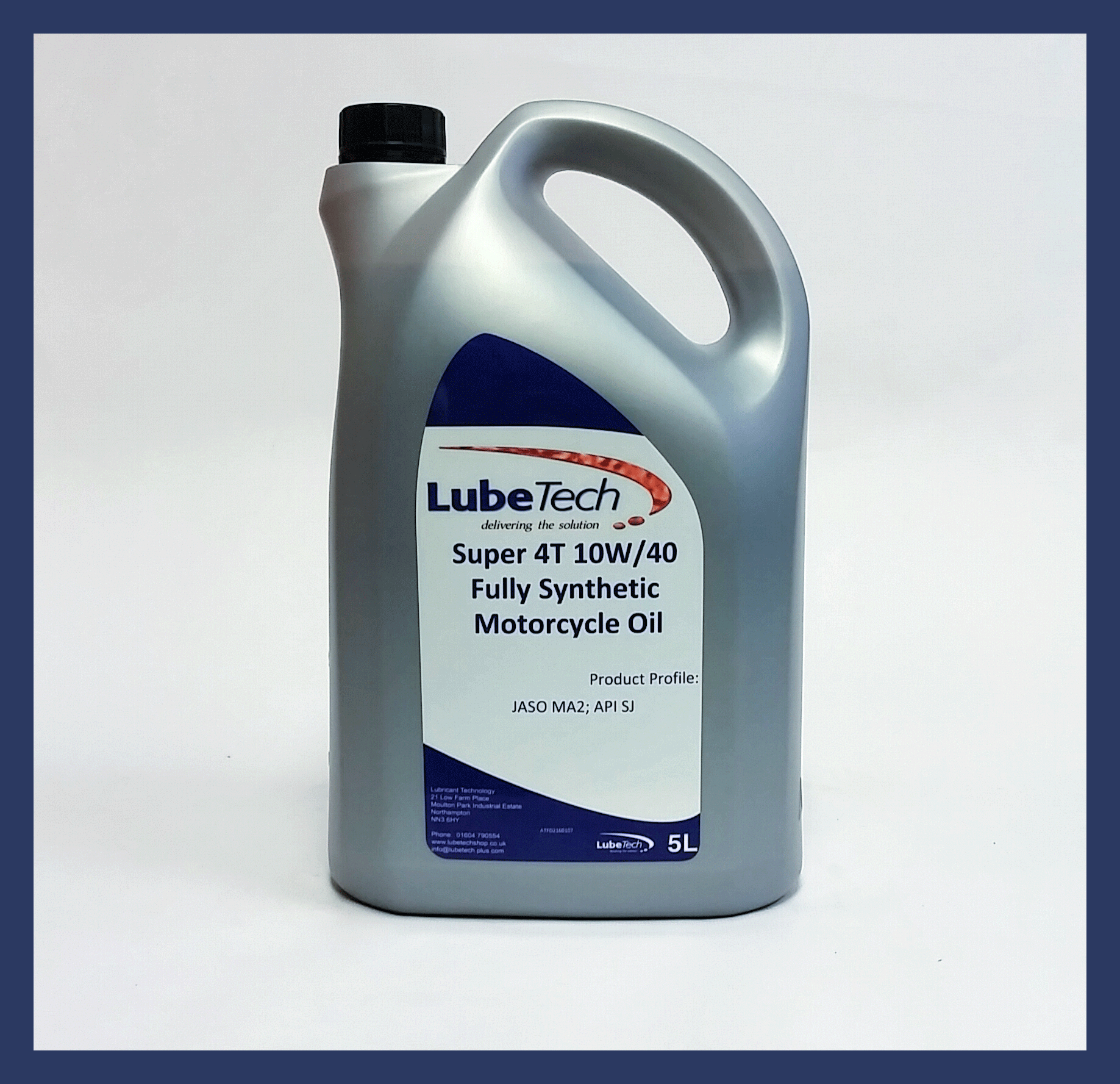 FULLY SYNTHETIC 10W40 4-STROKE MOTORCYCLE ENGINE OIL JASO MA2 API SJ 5 ...