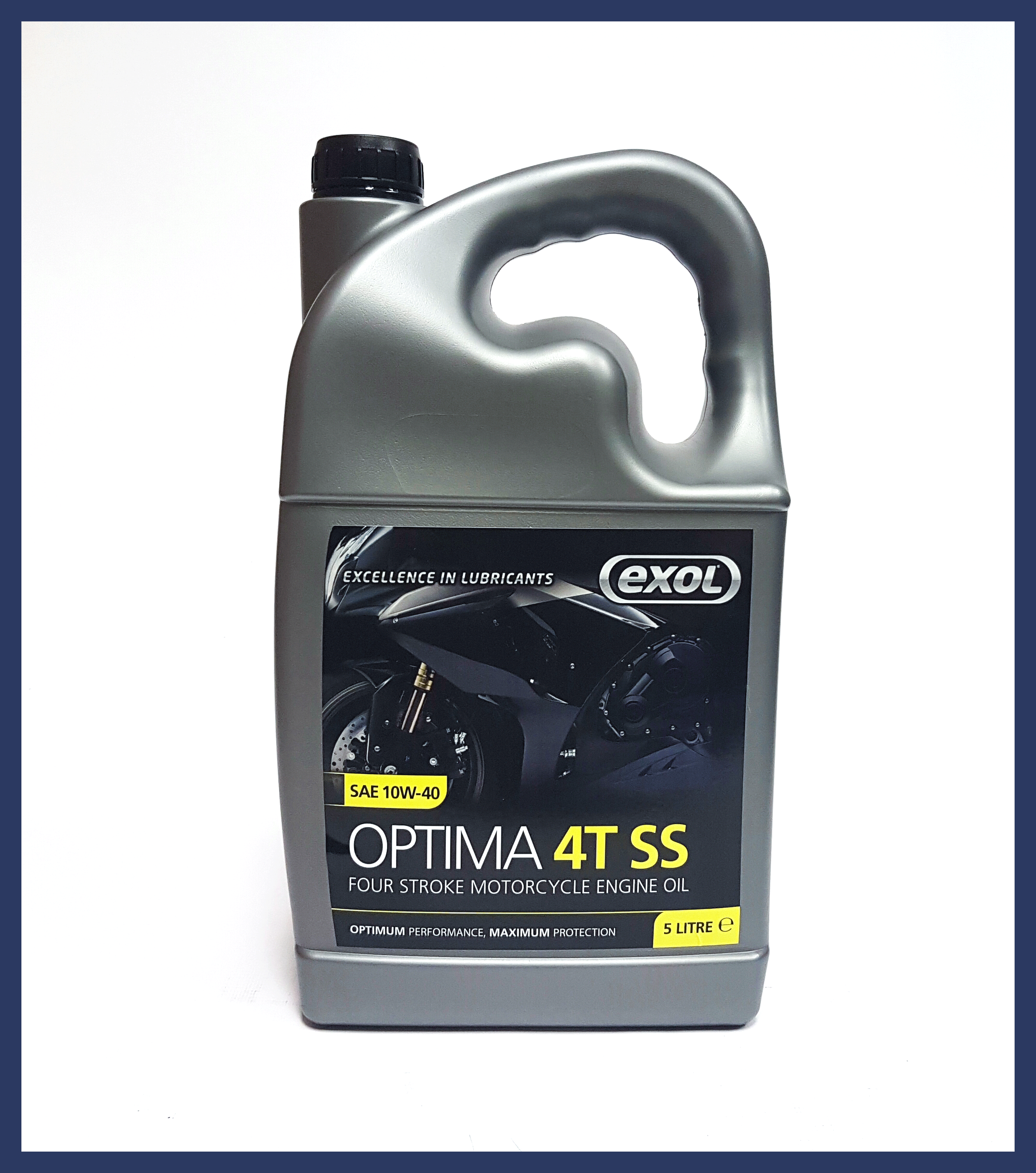 EXOL SEMI SYNTHETIC 10W40 4 STROKE MOTORCYCLE ENGINE OIL 5L INC WET