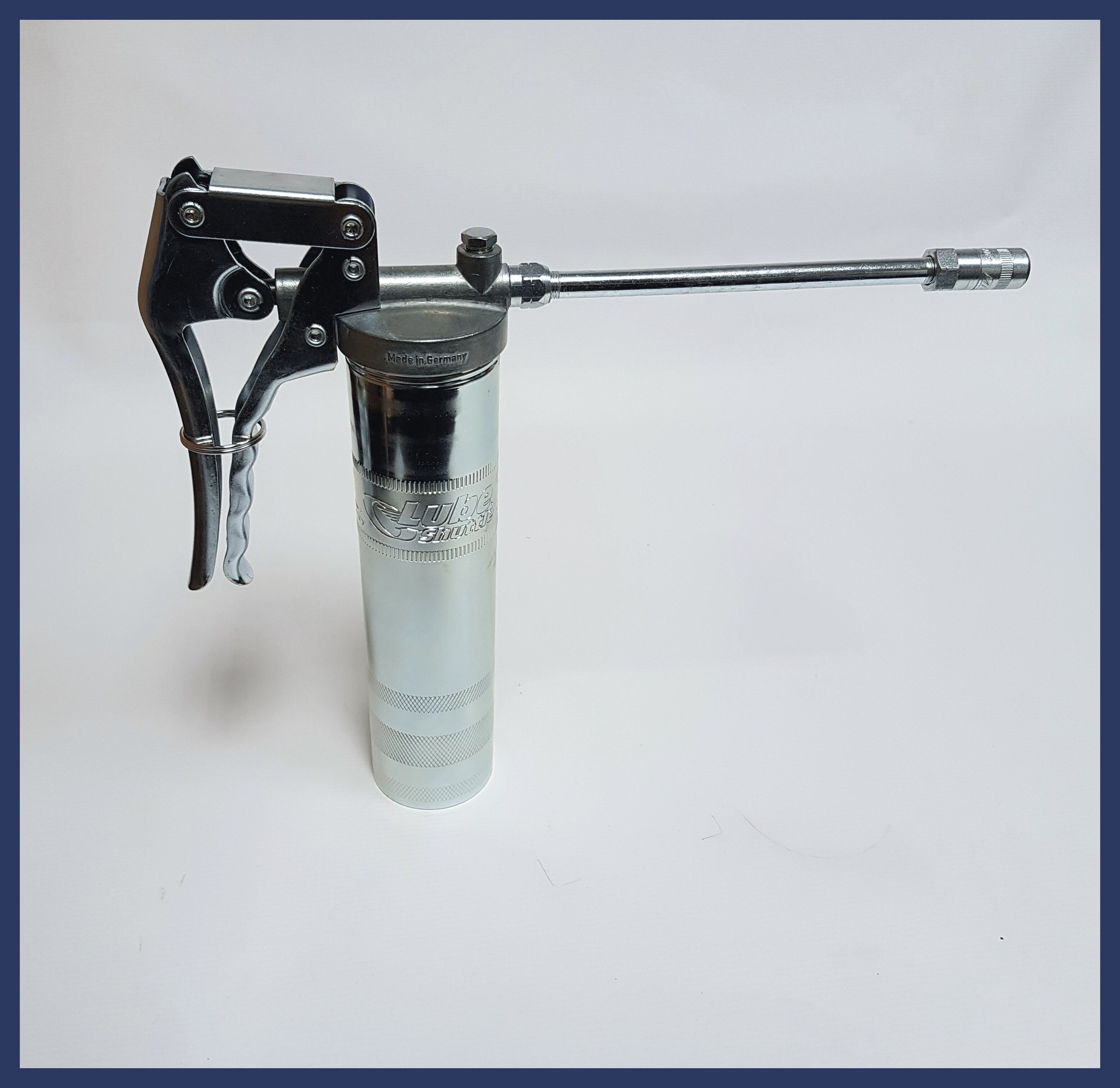 LUBESHUTTLE GREASE GUN FOR USE WITH EXOL SCREW IN GREASE CARTRIDGES (IN