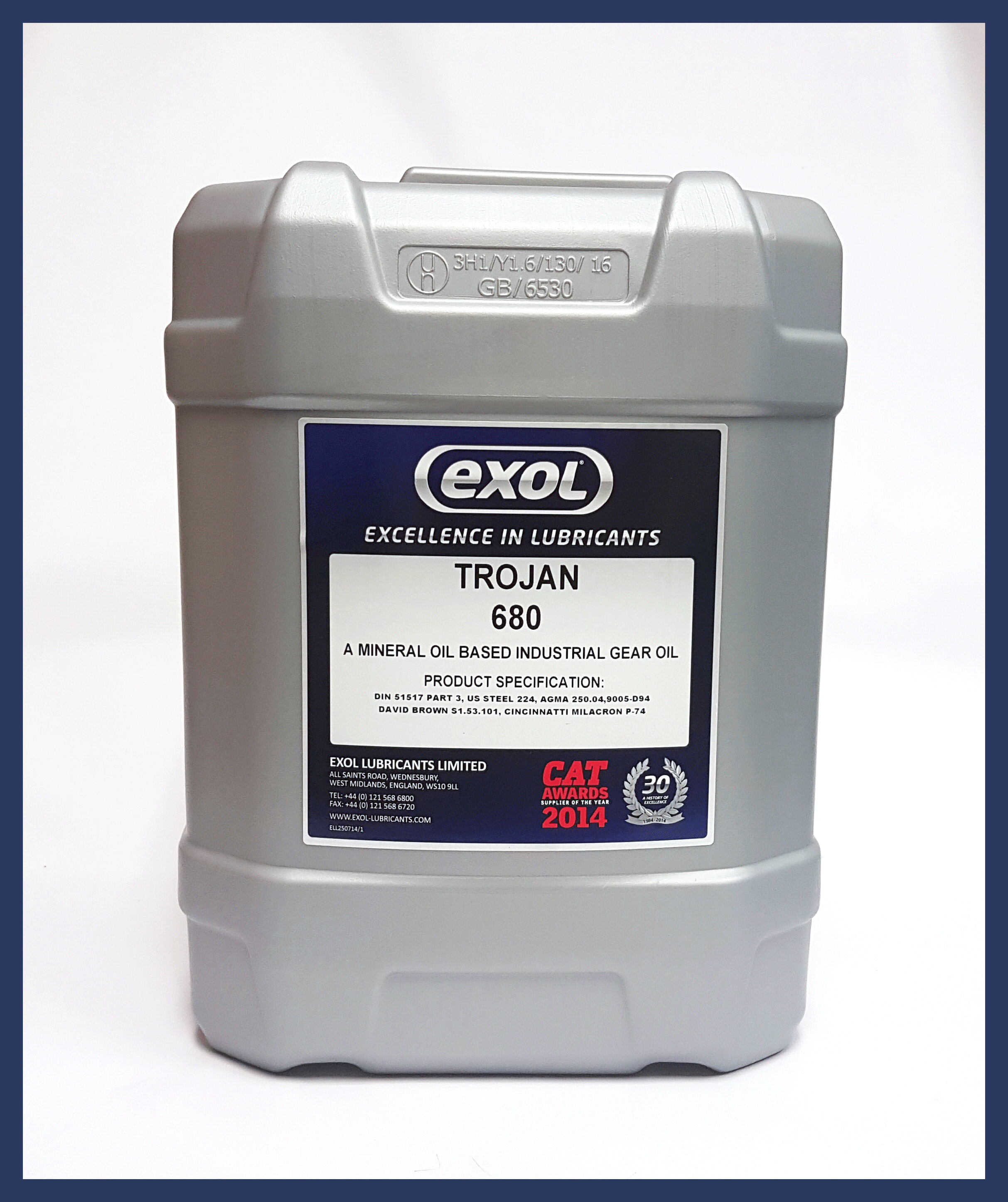PREMIUM QUALITY INDUSTRIAL GEAR OIL 680 20 LITRE BY EXOL LUBRICANTS eBay