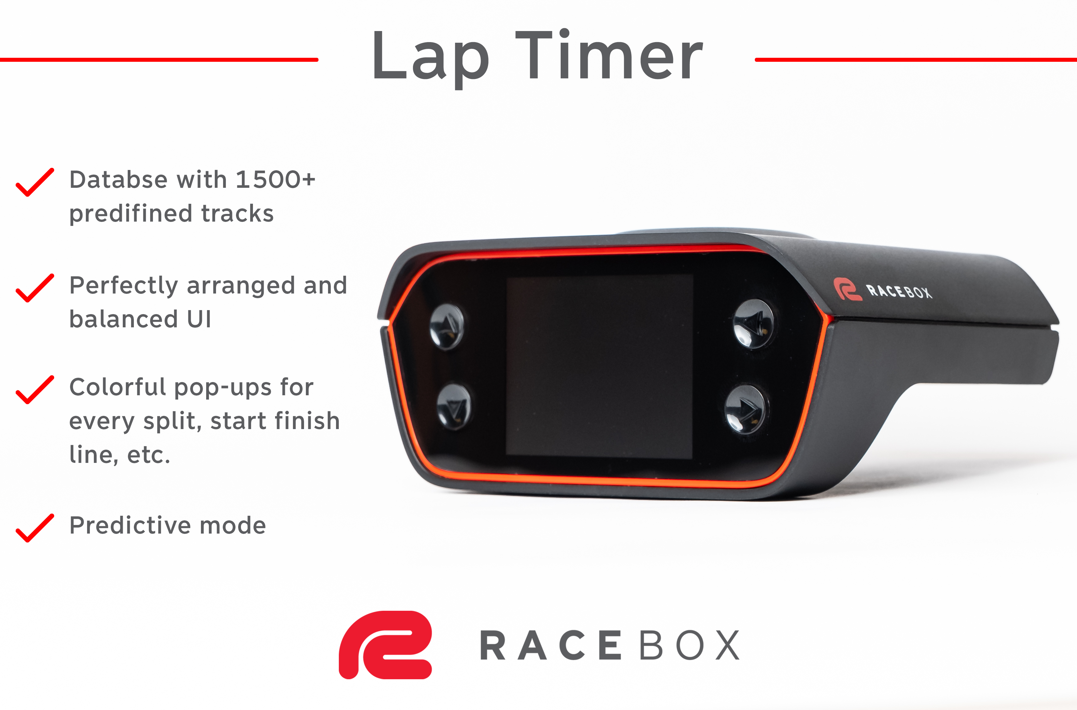 RaceBox GPS Performance Meter Lap Timer Drag Racing Data Logger