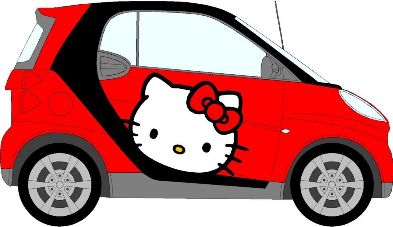 hello kitty car sticker