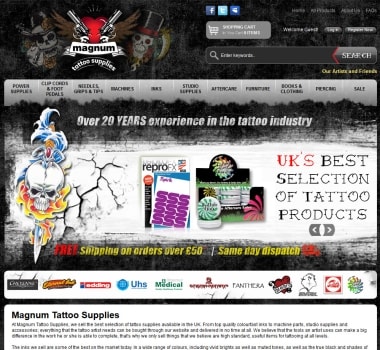 Magnum tattoo supplies