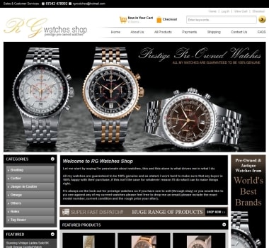 R G Watches Shop