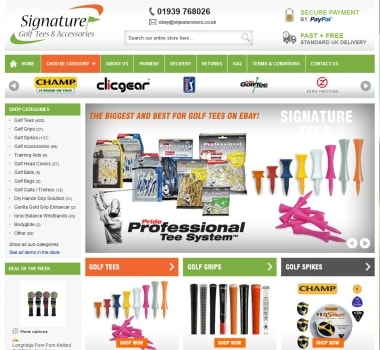 Signature Golf Tees and Accessories