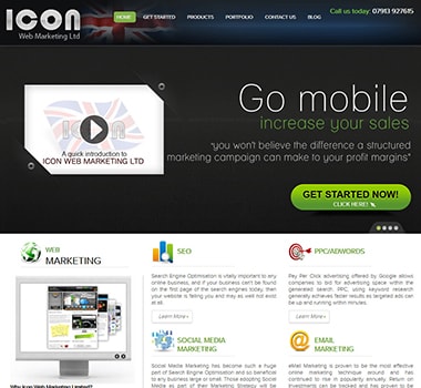 Icon web marketing